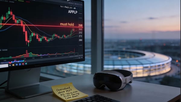 An AAPL Post-Venezuela Vision Pro Intraday Update: $268 Must Hold