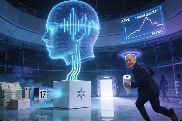 “Oh Dear What Can The Matter Be, One Siri Executive Less on The Lavatory” - Or “Apple Loses More Top AI Talent”