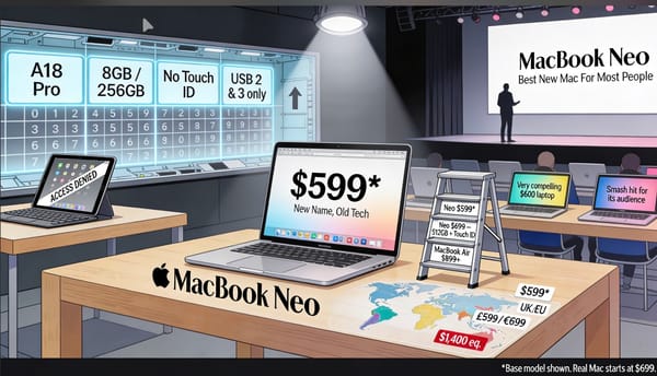 Apple MacBook Neo: New Name, Old Tech, More FakeBook Than MacBook.